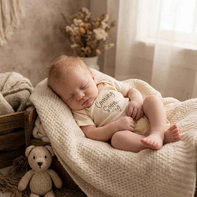 COUPLEHOODIES Personalized Baby Onesie Bodysuit – Custom Embroidery Gift - Image 3