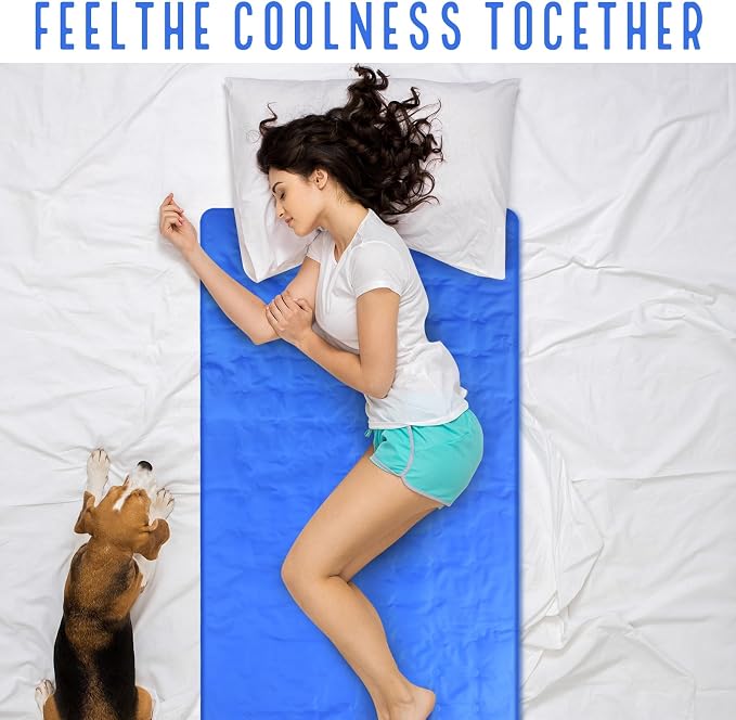 Cooling Pad Mat for Sleep Cooling Mattress Pad Gel for Bed, Relieve Pain - Image 5