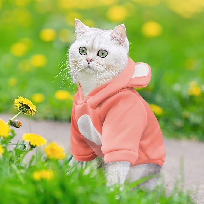 Small Dog Hoodie Soft Warm Fleece Fall Winter Dog Clothes Cute Puppy Sweaters - Image 6