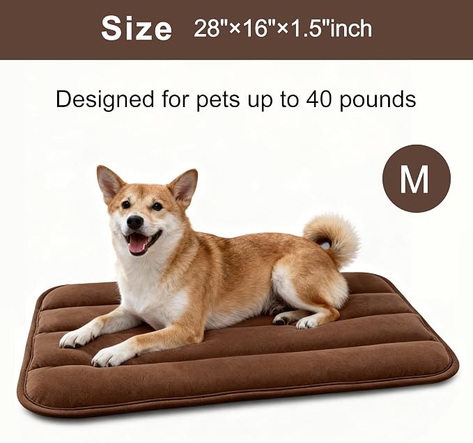 Dog Bed Mat, Reversible Dog Crate Pad - Image 3