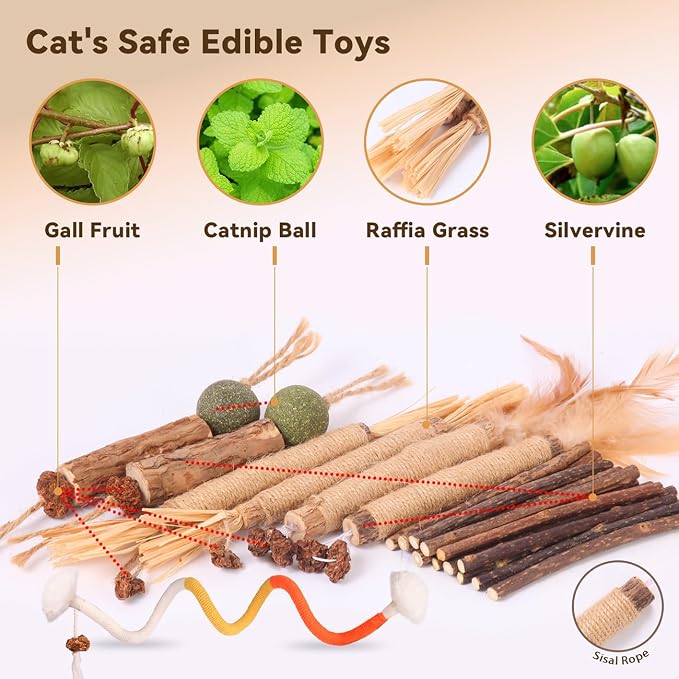 Kyouki Cat Toys Cat Chew Toys, Kitten Dental Care, Kitty - Image 6