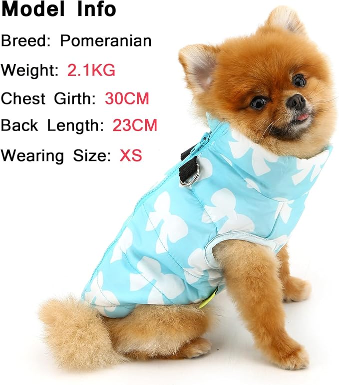 SMALLLEE_LUCKY_STORE Pet Water Resistant Winter Jacket Vest - Image 2