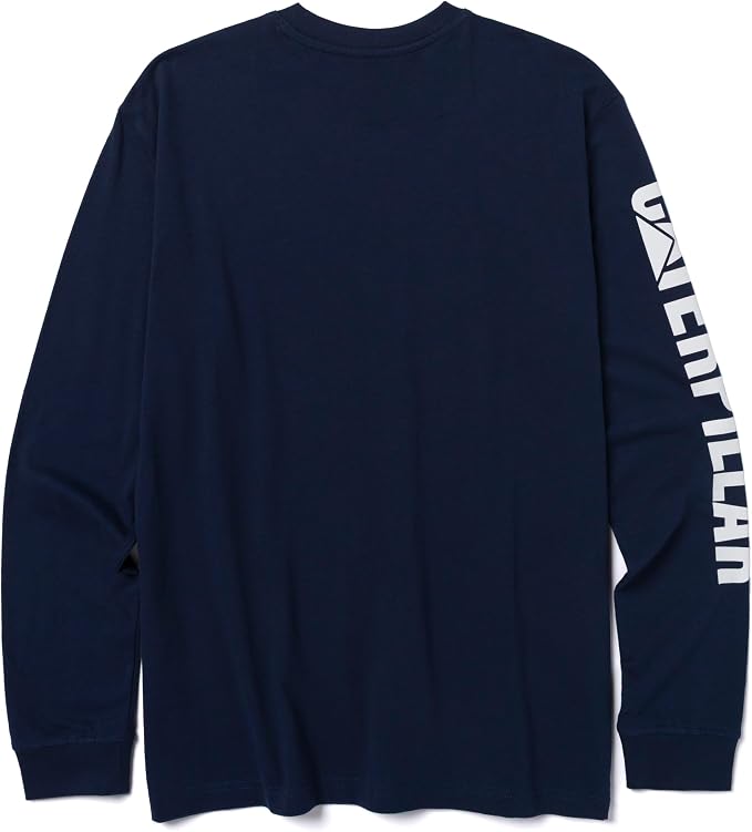 Caterpillar Trademark Banner Long Sleeve Tee Shirts - Image 2