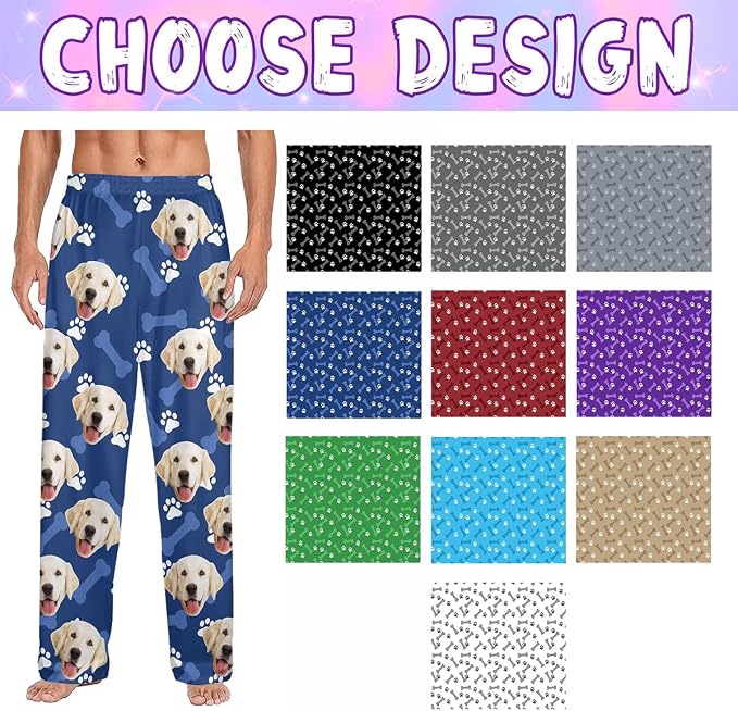Custom Couple Pajama Pants Sock - Image 2
