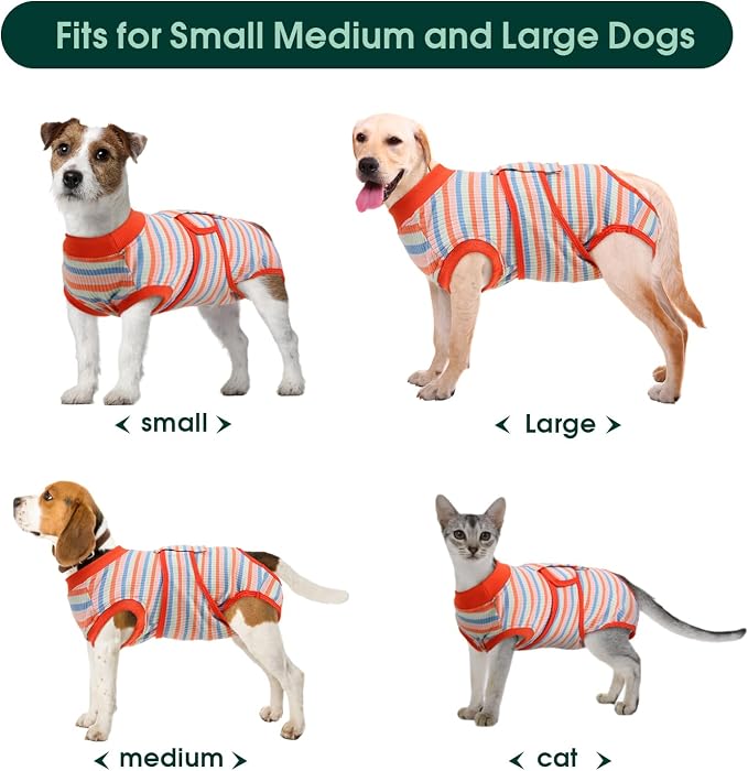 Kuoser Recovery Suit for Dogs Cats After Surgery, Professional Pet Recovery - Image 3