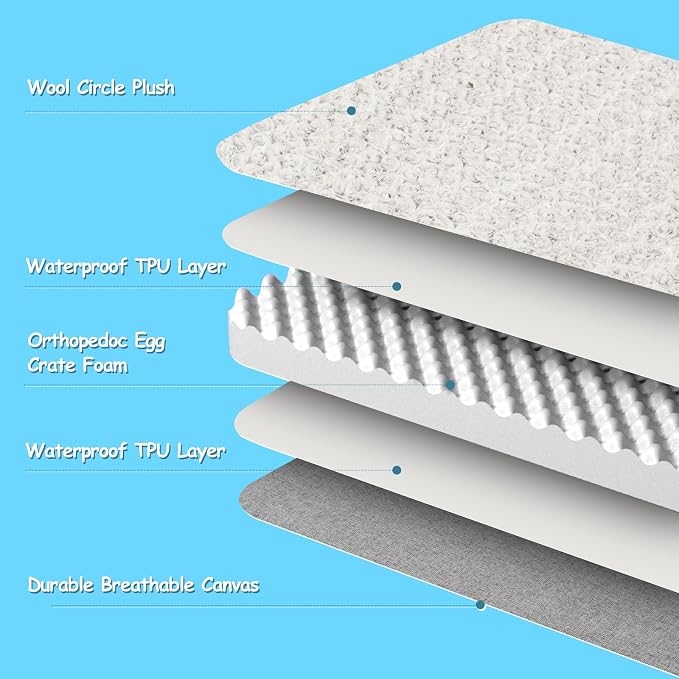 EMPSIGN Reversible Cool and Warm Dog Bed - Image 4