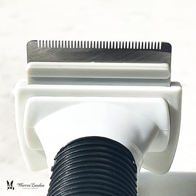Warren London Deshedding Brush for Dogs – Small Long-Hair | Stainless-Steel - Image 5