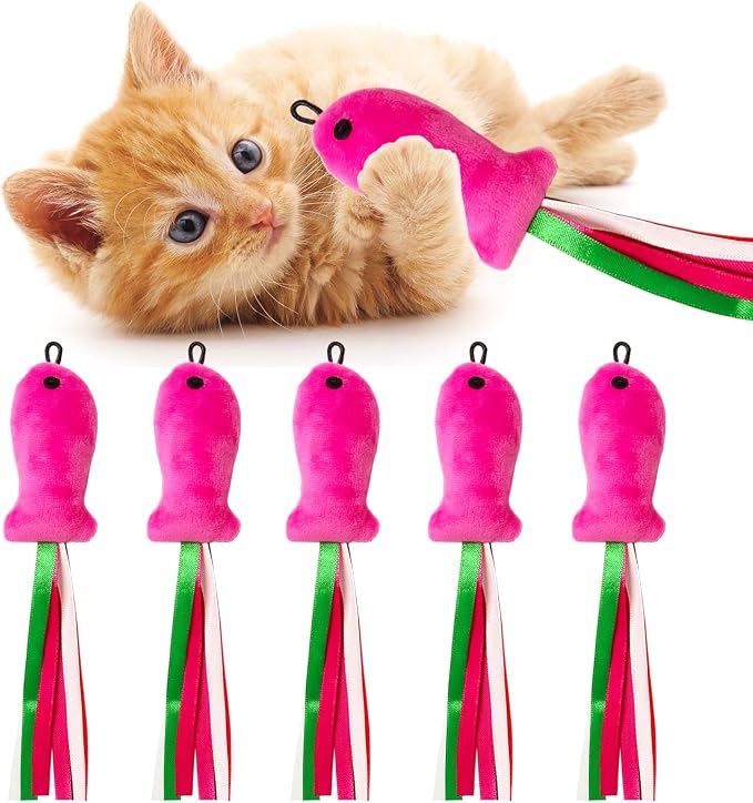 Cat Toys Catnip, Catnip Wand Toy Attachment by ZeyZoo