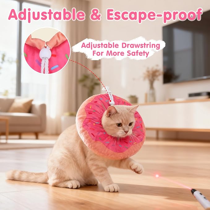 BEAUTYZOO Cat Cone Collars Soft, Cat Recovery E Collars After Surgery to Stop - Image 4