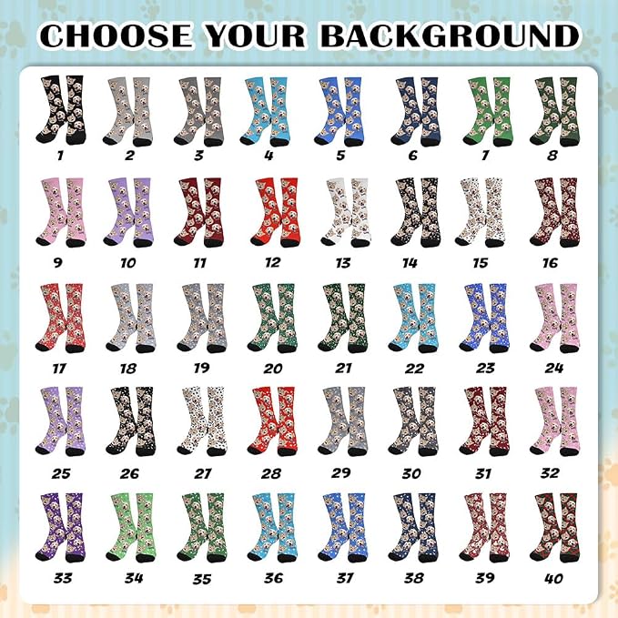 Artsadd Personalized Christmas Pajama Pants Socks - Image 3