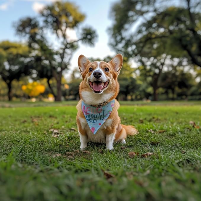 Summer Dog Bandana for Large X-Large Dogs - Image 4