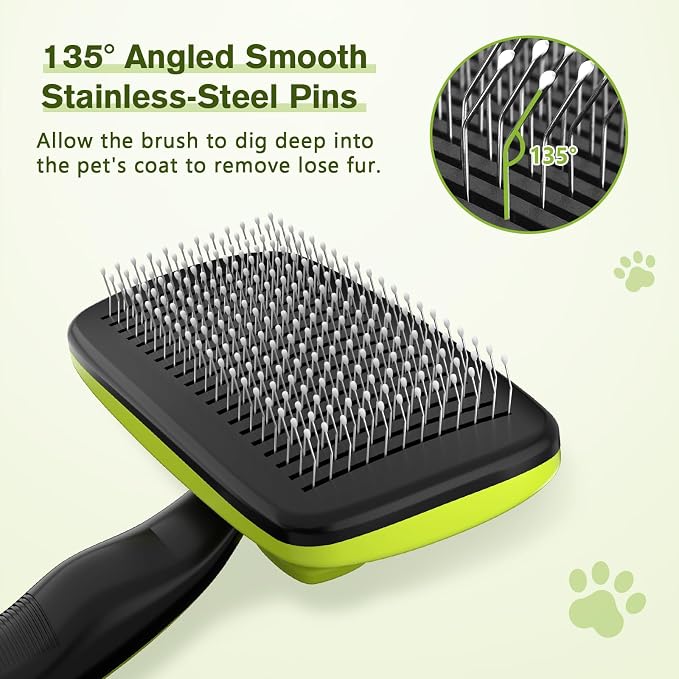 Pecute Self-Cleaning Slicker Brush - Image 4