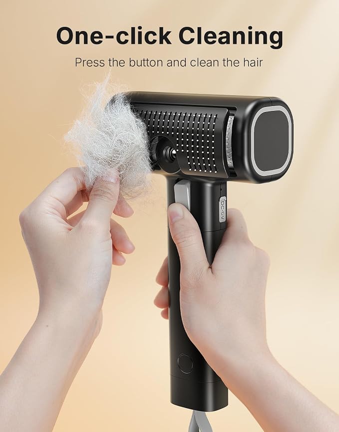 Pet Steam Brush for Indoor Cats & Dogs Grooming, Spray Hair Removal Comb for - Image 3