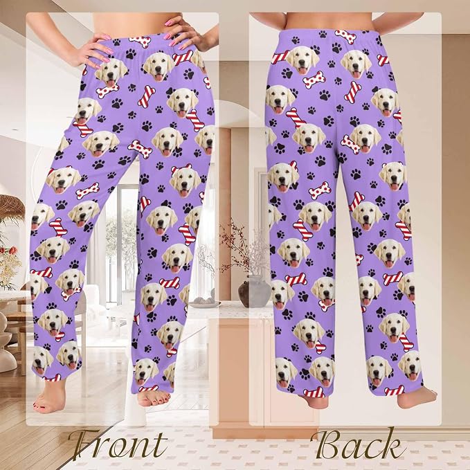 Custom Couple Pajama Pants Sock - Image 5