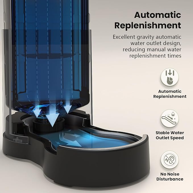 CZPET Dog Water Bowl Dispenser, 7L Automatic Dog and Cat Water Dispenser - Image 5