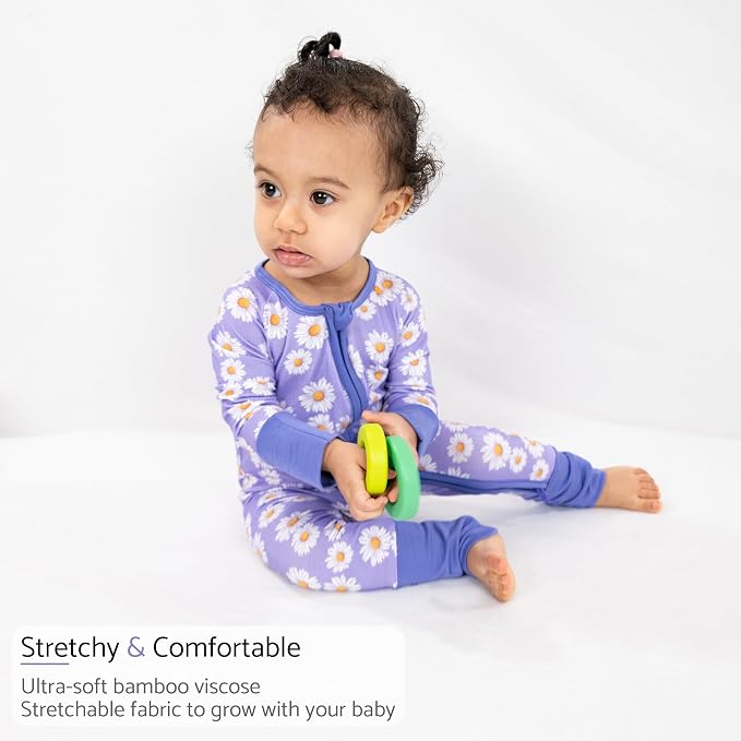 LollyBanks Baby Pajamas, Baby Romper 95% Bamboo Viscose and 5% Spandex - Image 3
