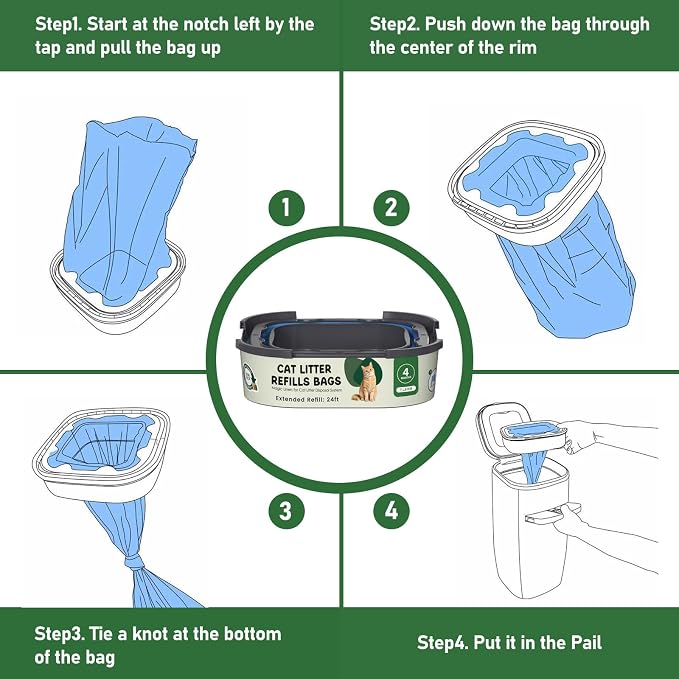 Cat Litter Refill Bags Cartridge Compatible - Image 7