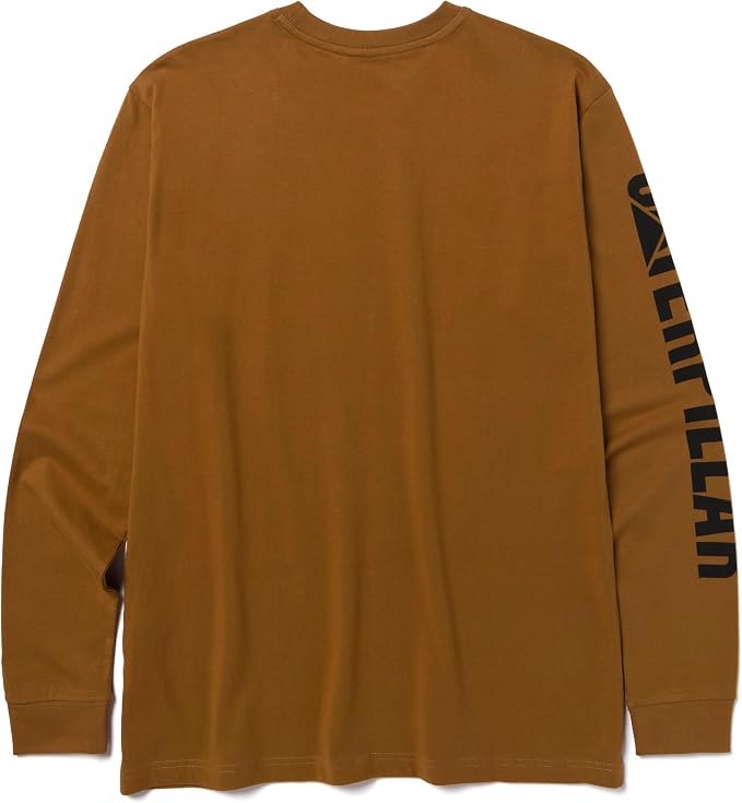 Caterpillar Trademark Banner Long Sleeve Tee Shirts - Image 2