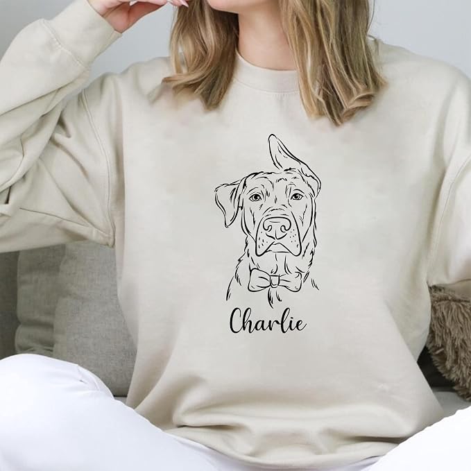 Noni Personalized Portrait Hoodie or Sweatshirt - Image 5