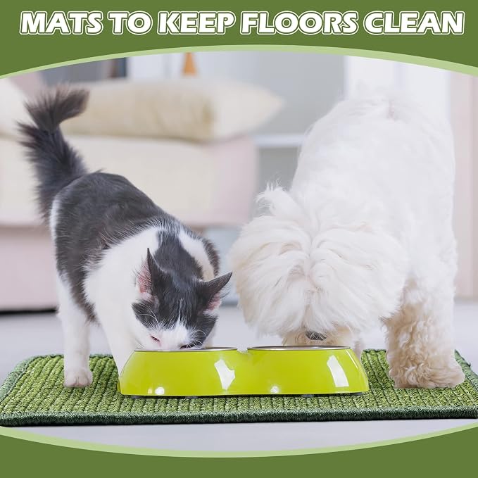 4 Pcs Cat Scratcher Mat Sisal Scratch Mats Horizontal Floor Scratching Pad Rug - Image 7