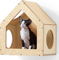 FUKUMARU Cat House Wall Mounted, 15.5x11.8x18 Inches Birch Plywood Condo by FUKUMARU