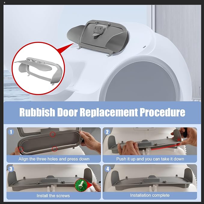 Ducksky Cover of Toilet Bin Replacement Part - Image 5