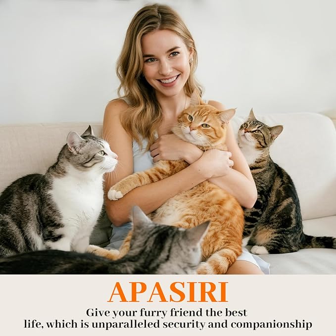 Apasiri Indoor Cat House for 2 Cats: 2-in-1 Double-Deck Cat House, Sturdy and - Image 4