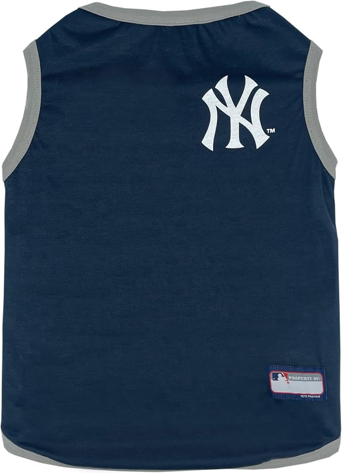 Pets First MLB New York Yankees Reversible T-Shirt, X-Small by PETSFIRST