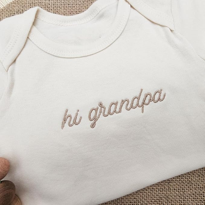 COUPLEHOODIES Personalized Baby Onesie Bodysuit – Custom Embroidery Gift - Image 4