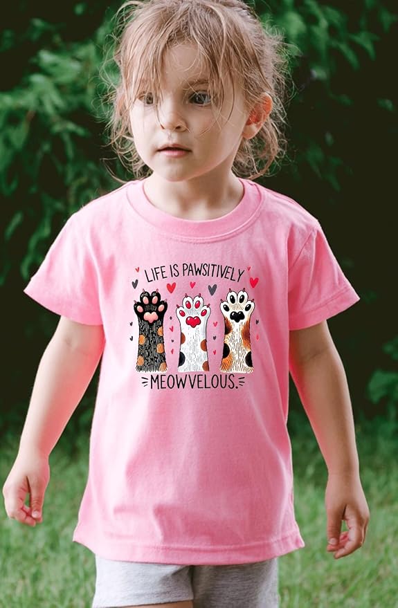 Kids Toddler Little Boys Girls T-Shirt Short Sleeve Funny Animals Graphic - Image 6