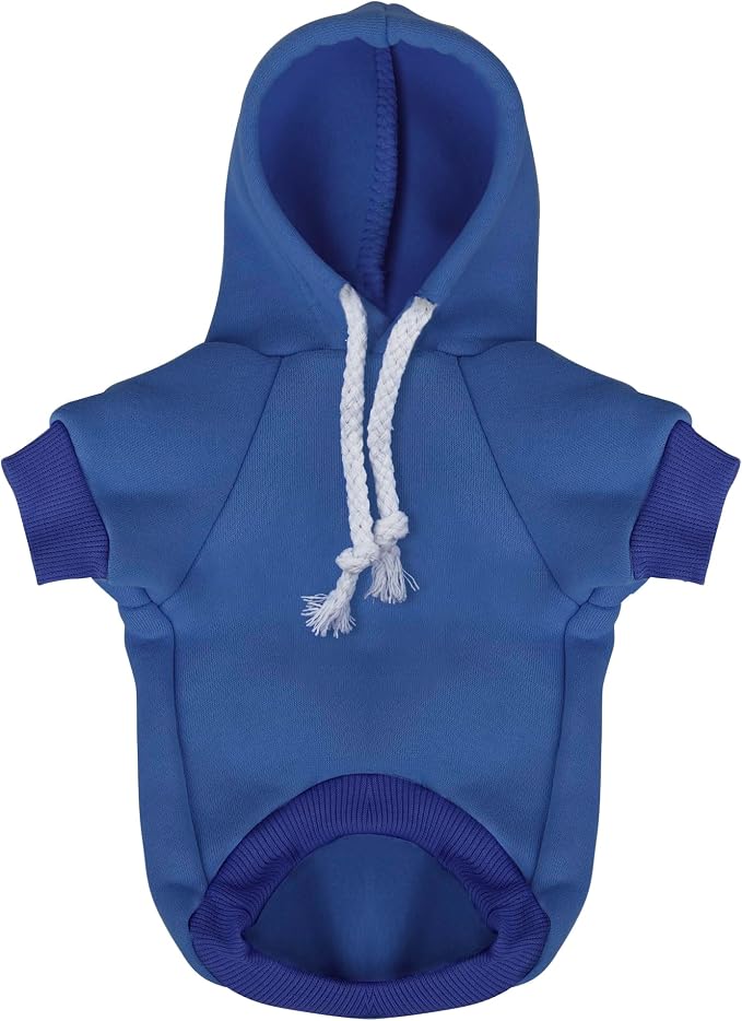 Paiaite Blue Chihuahua Dog Hoodie: Keep Your Pup Warm and Stylish - Image 2