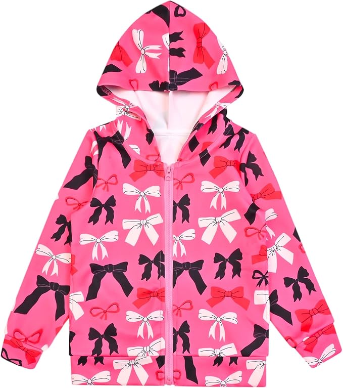 Girls Zip Up Hoodie Jacket Unicorn/Cat Sweatshirt by Jxstar