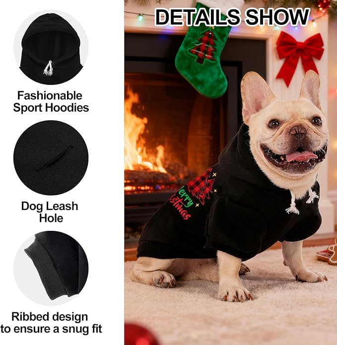 EXPAWLORER Dog Hoodie-Soft and Warm Dog Sweaters, Pet Clothes Autumn Winter - Image 3