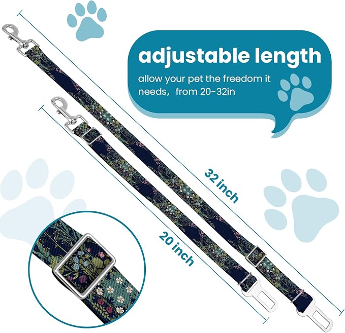Adjustable pet cat and Dog car seat Belt，The Lanyard is Flexible and Adjustable - Image 2