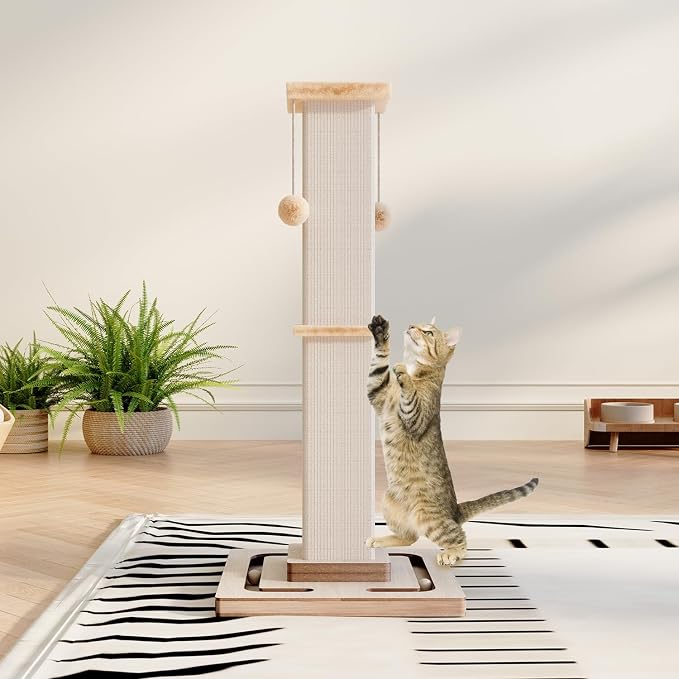 Large Cat Scratching Post, 32 Inch Tall Heavy Duty Scratching Post - Image 6