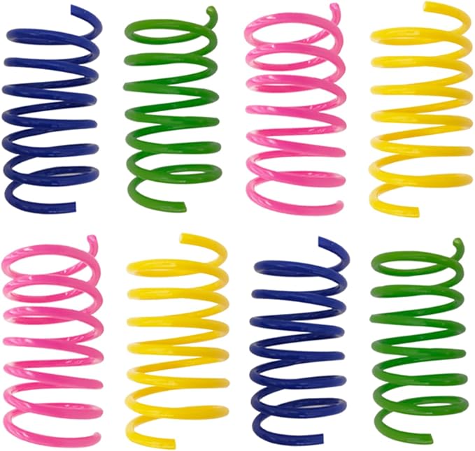 AGYM Cat Spring Toys, 12 Pack Cat Spiral Springs - Image 8