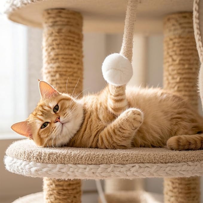 Sisal Rope for Cat Scratcher 1/4" 100 Ft Cat Tree Rope Twine for Repairing Cat - Image 8