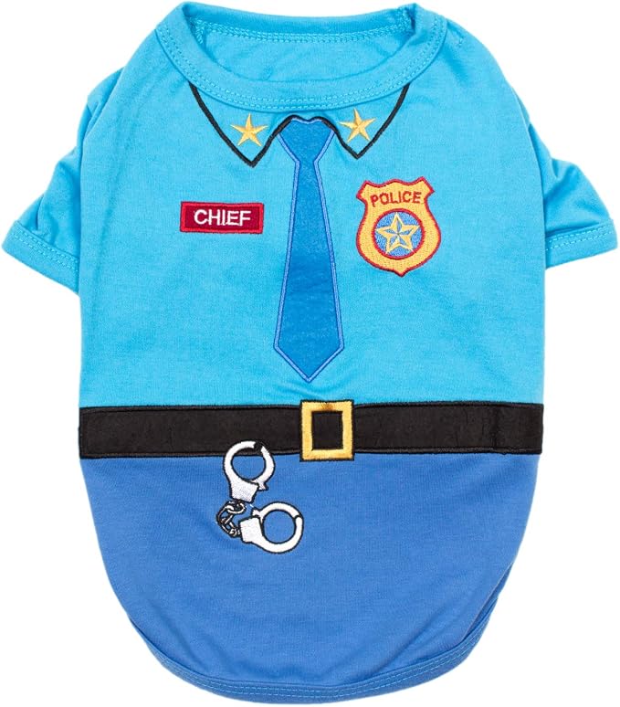 Parisian Pet Police Dog Costume - Image 8