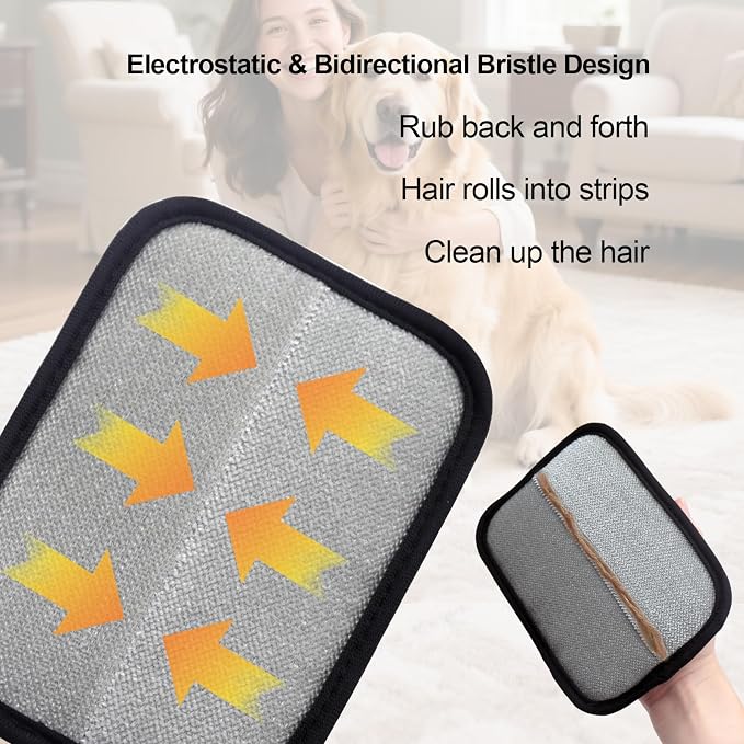 Pet Hair Removal Glove for Small Hands, Reusable Grooming & Shedding Tool - Image 4