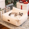 CHEERPALS Cat Couch Bed for Indoor Cats Fluffy Cat Sofa Recliner by Unknown