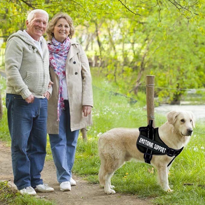 voopet Service Dog Harness, Emotional Support Pet Vest Harness, Reflective - Image 5