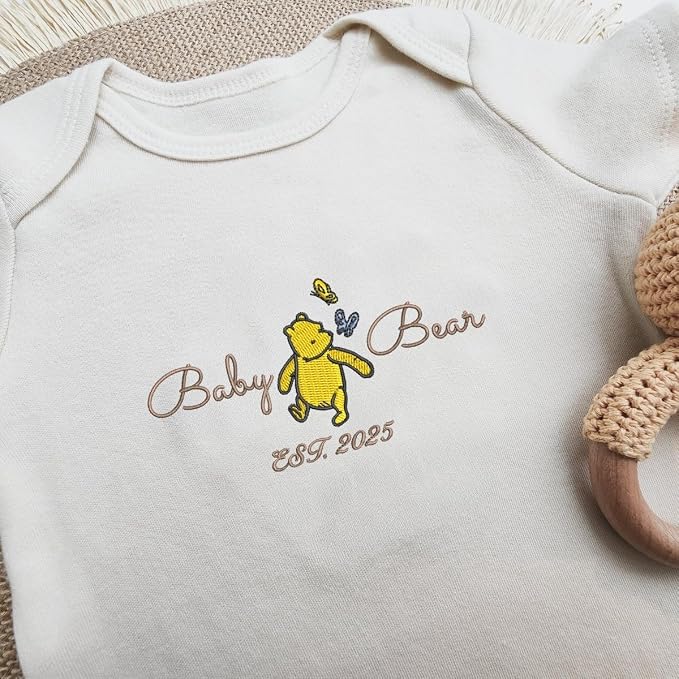 COUPLEHOODIES Personalized Baby Onesie Bodysuit – Custom Embroidery Gift - Image 8