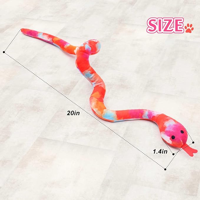 CiyvoLyeen Snake Catnip Toys Kitten Supplies Interactive Catnip Toys - Image 3