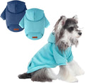 2 Pack Dog Hoodie Warm Hood Dog Sweater Cold Weather Small Dogs Sweatshirt by BAOBICUTE