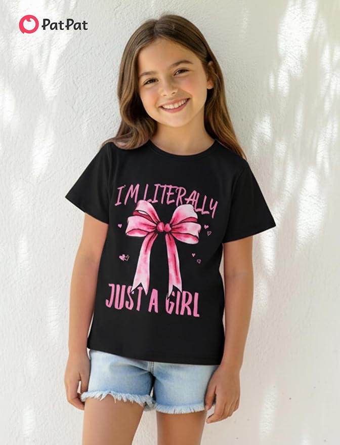 PATPAT Girls Crewneck Short Sleeve Graphic Tees Animal Print Shirts Cute Summer - Image 5