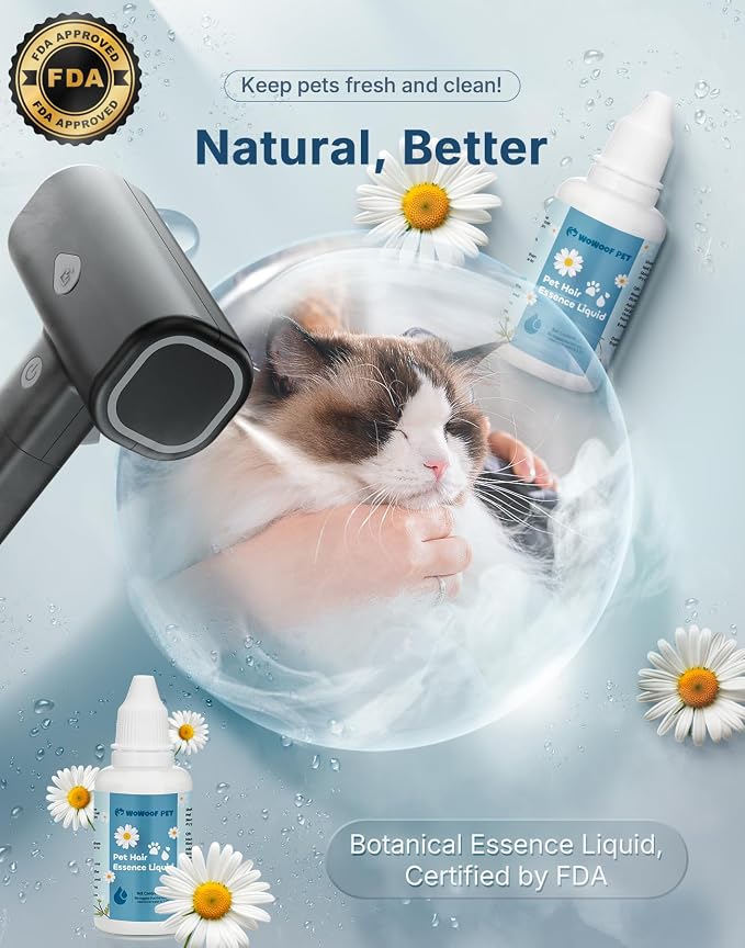 5-in-1 Cat Hair Brush, Dog Grooming Steam Comb - Image 2