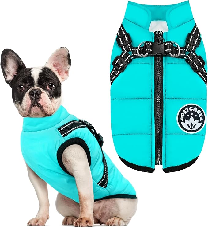 PETCARE Winter Dog Coat with Harness Built in Waterproof Dog Jackets Warm Pet - Image 8