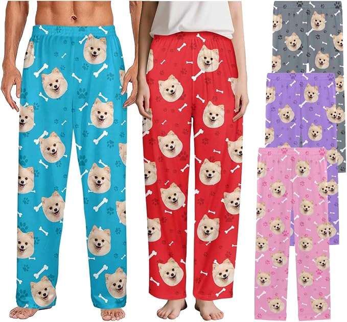 Custom Couple Pajama Pants Sock by FUNAO