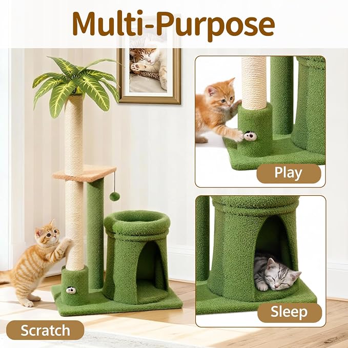 Cat Tree Tower Scratching Post Stand - Image 4