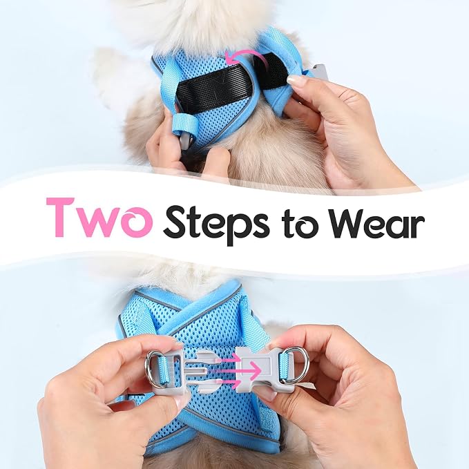 Dooradar Cat Harness and Leash Set, Escape Proof Lightweight Kitten Harness - Image 4